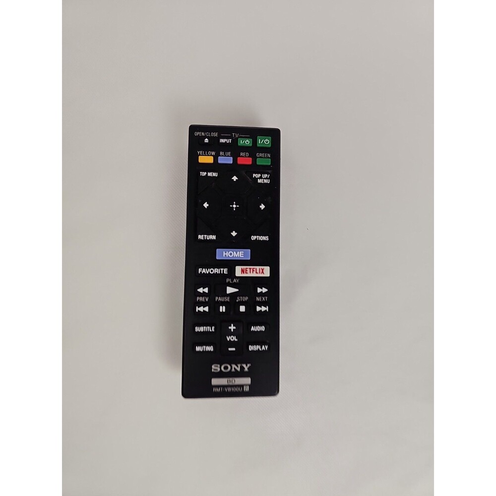 Sony RMT-VB100U OEM Blu-ray Player Remote with Netflix Genuine Tested